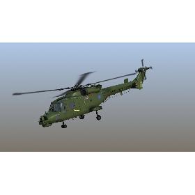 Lynx Wildcat British Army 3D model